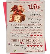 Hongshan Romantic Valentines Day Gifts for Wife,Beautiful Valentine's Day Card for Women,Gifts fr...