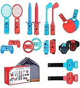 Switch Sports Accessories - CODOGOY 18 in 1 Switch Sports Accessories Bundle with Extra Carry Bag...