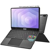 Doohoeek Keyboard Folio w/Status Screen for Samsung Galaxy Tab S11 Ultra 14.6 inch 2025, Tab S11 ...