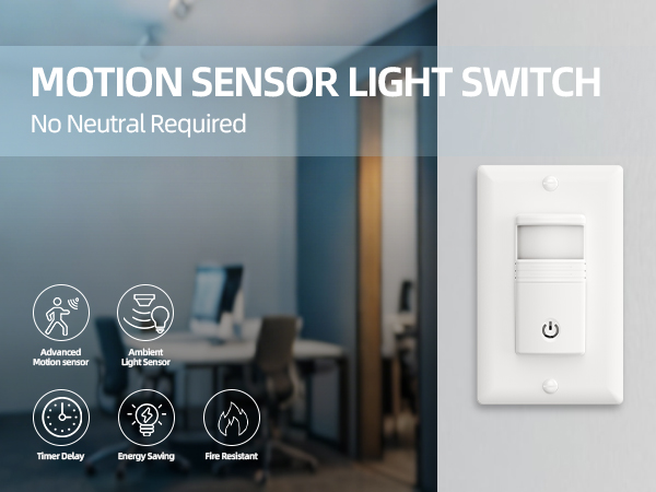 occupancy sensor light switch