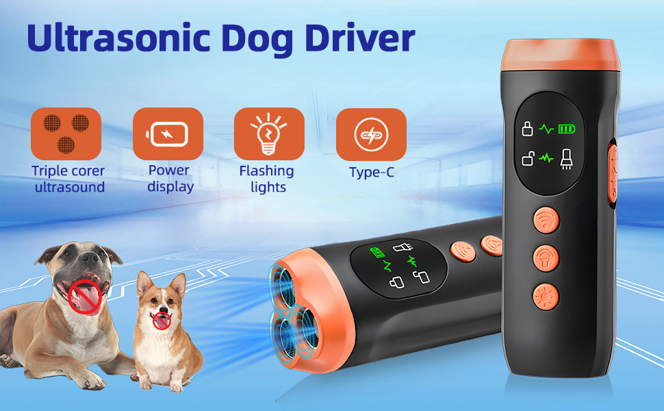 Ultrasonic Dog Bark Deterrent Device