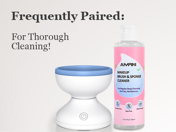 for thorough cleaning makeup brush cleaning kit
