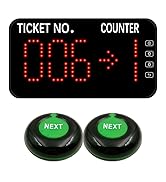 Number Calling System Take A Number System Queue Call System LED Display Show Tickets Number and ...