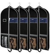 Zilink Garment Bags Suit Bag for Travel and Storage 43 inches Suit Cover Protector for Closet wit...