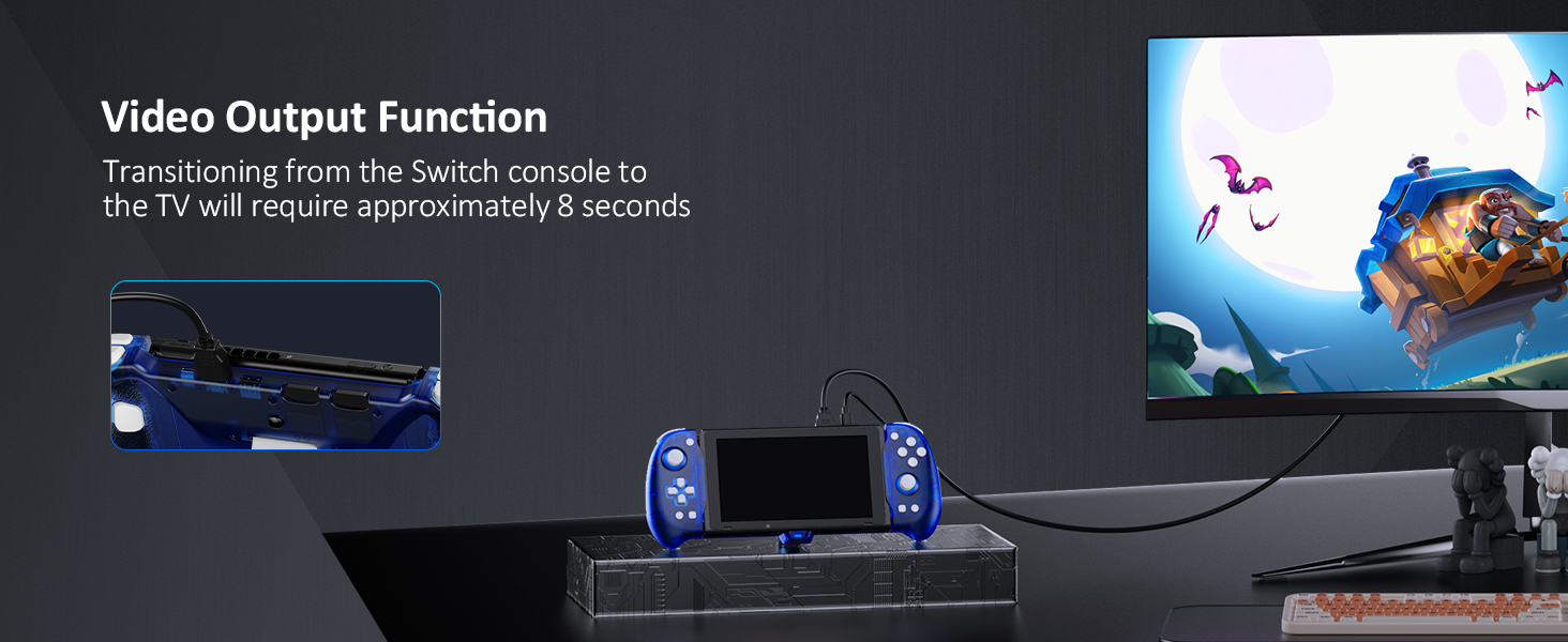 This controller features an HDMI port