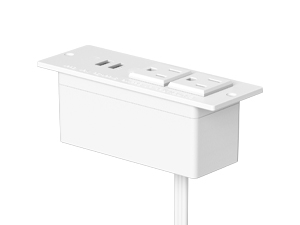 Minimalist Surface Mount Recessed Outlet