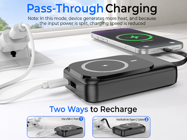 magsafe portable charger 20000+mah