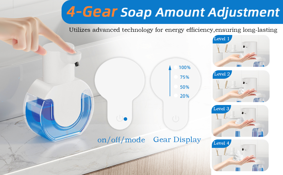 automatic soap dispenser; dish soap dispenser for kitchen; plastic soap dispenser