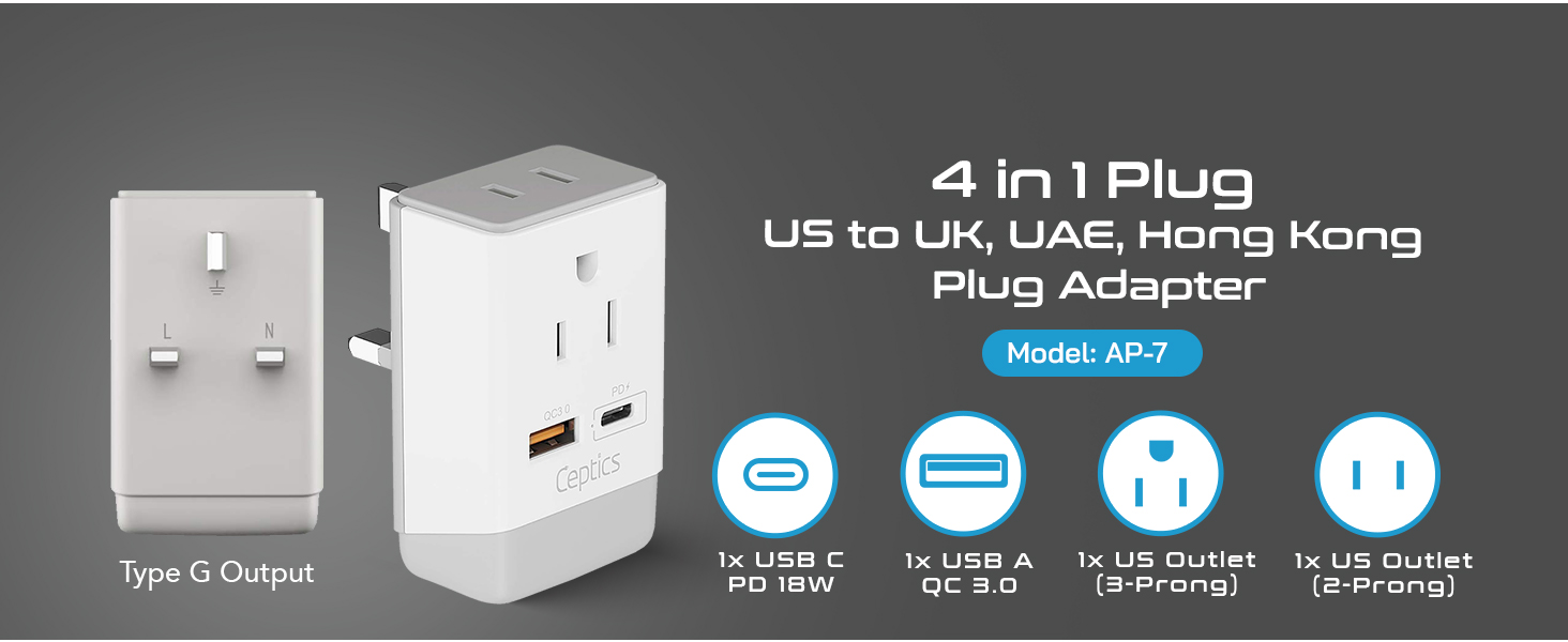 ireland travel plug adapter