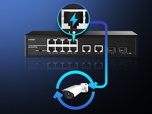 12-Port Gigabit PoE Switch
