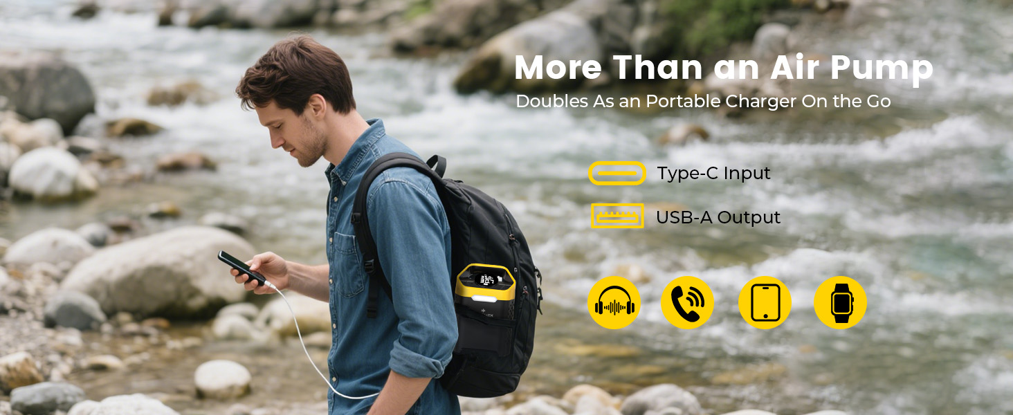 Cordless Portable Tire inflator