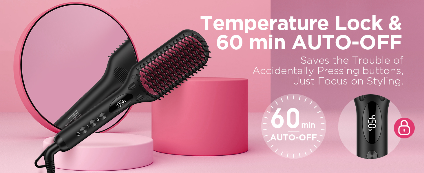 Hair Straightener Brush