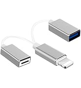 iOS OTG USB Adapter, MeloAudio 2 in 1 USB Male to Female Extension USB OTG Cable with Charging Po...