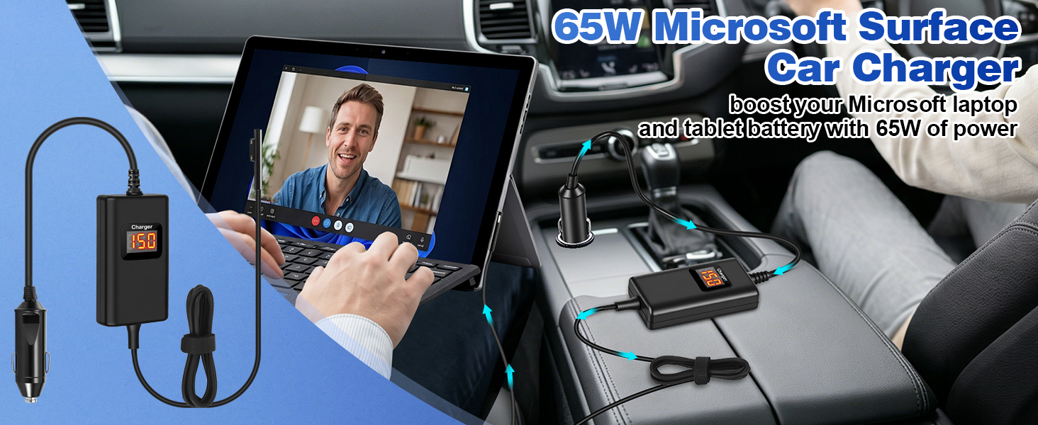 surface tablet car charger
