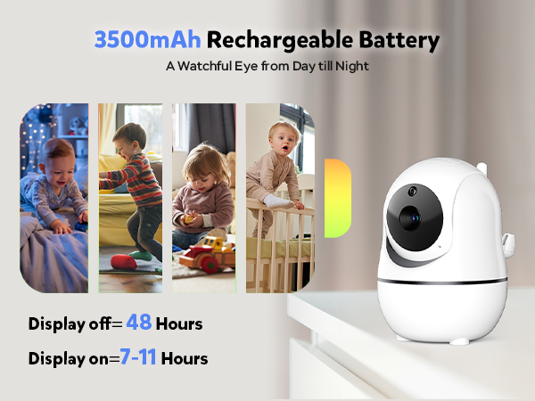 baby monitor long battery