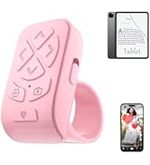 Scrolling Ring Remote for TikTok YouTube Instagram Shorts Video, Scroller Page Turner Clicker for...