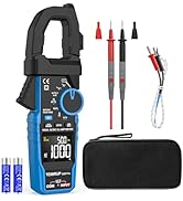 Inrush Digital Clamp Meter Multimeter - TEMIRUP T-RMS 6000 Counts 1000A Amp Voltage Tester with V...