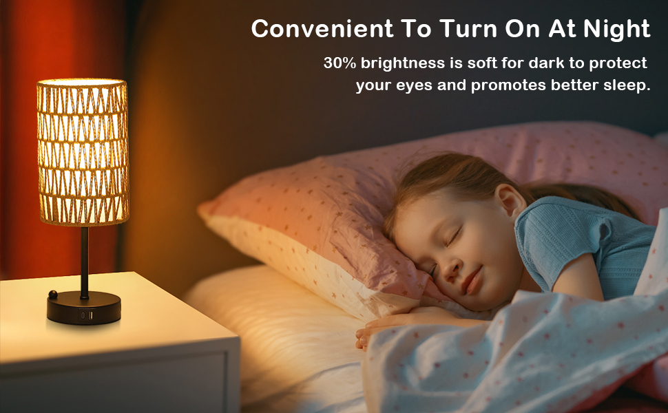 modern table lamp for bedroom nightstand