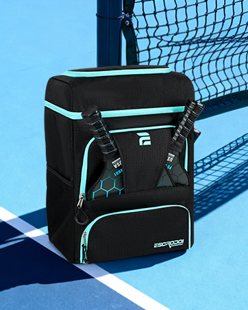 black pickleball backpack