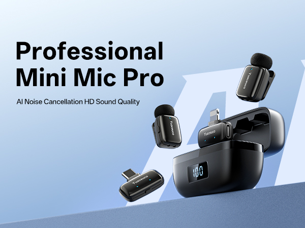 Wireless Lavalier Microphone for iPhone