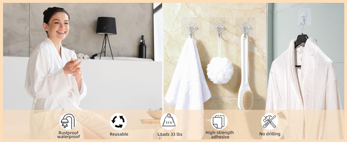 adhesive hooks for hanging