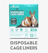 Paw Inspired Disposable Guinea Pig Cage Liners | Bamboo Charcoal Odor Controlling | Super Absorbe...