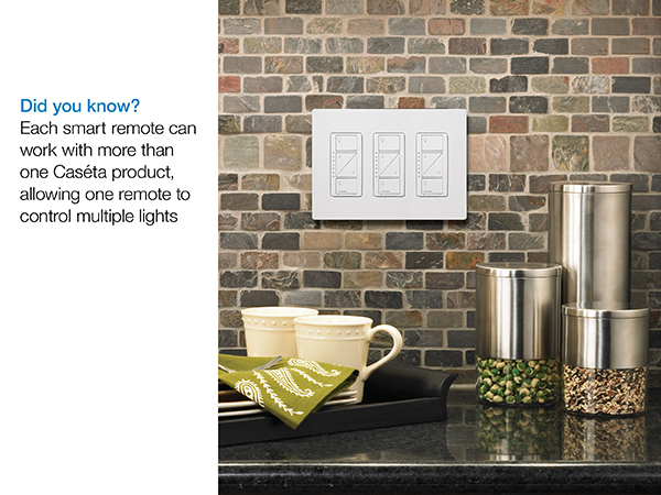 each remote can work with more than one caseta product
