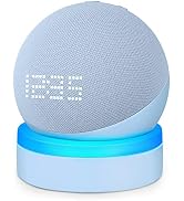 ZUOLACO Table Stand for Echo Dot 5th Generation, Desktop Holder Mount for Echo Dot 4th/5th Gen, B...
