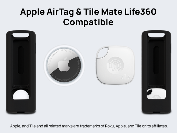 GripStand case supports Apple AirTag and Tile Mate for easy tracking and location