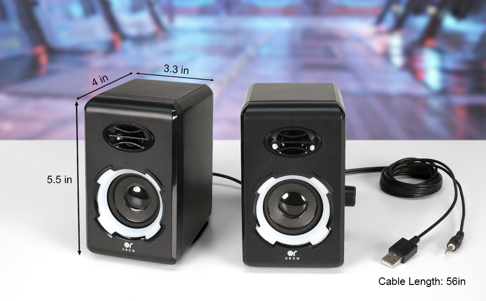 wired computer speakers