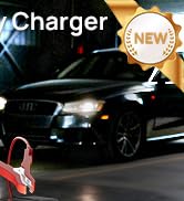DC House Battery Charger 12V 10A, Smart Car Trickle Charger Fully Automatic Maintainer Desulfator...
