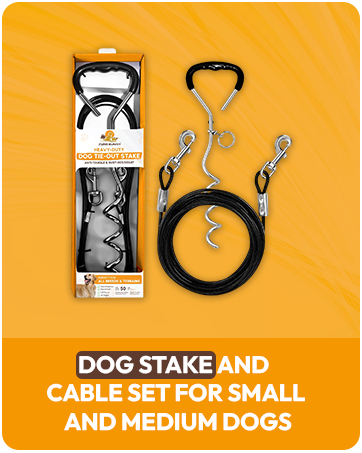 dog supplies no bark collar deterrent large small dog outdoor yard tie out stakes cable runner