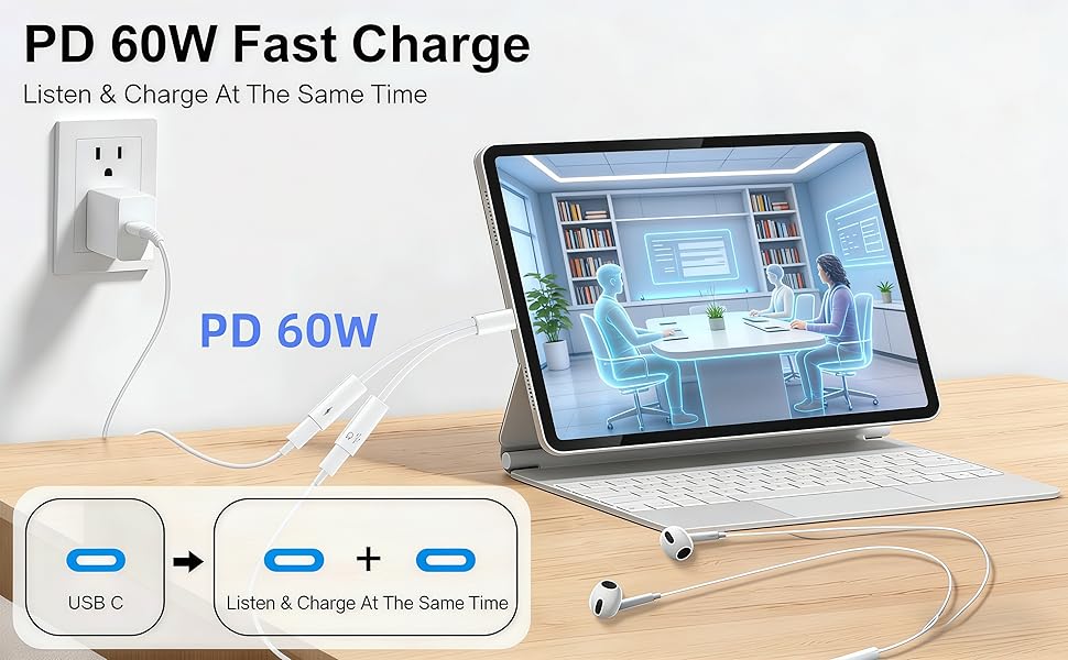 usb c splitter charging,usb c splitter 1 in 2 out,headphone splitter