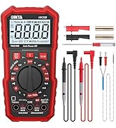 BINTA Digital Multimeter 2000 Counts with AC/DC Voltage, Ohm Volt Amp Meter Tests Live Wire, NCV,...