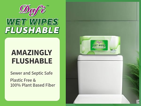 flushable wipes
