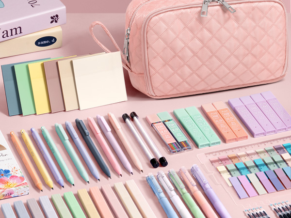 cute school stationery set