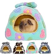 GINIDEAR Guinea Pig Bed, Guinea Pig Warm Hideout House Accessories Cozy Bed for Small Animals Ham...