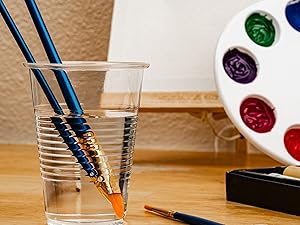 water color paint, watercolor paint tubes, paint brushes for acrylic painting, oil paint brushes