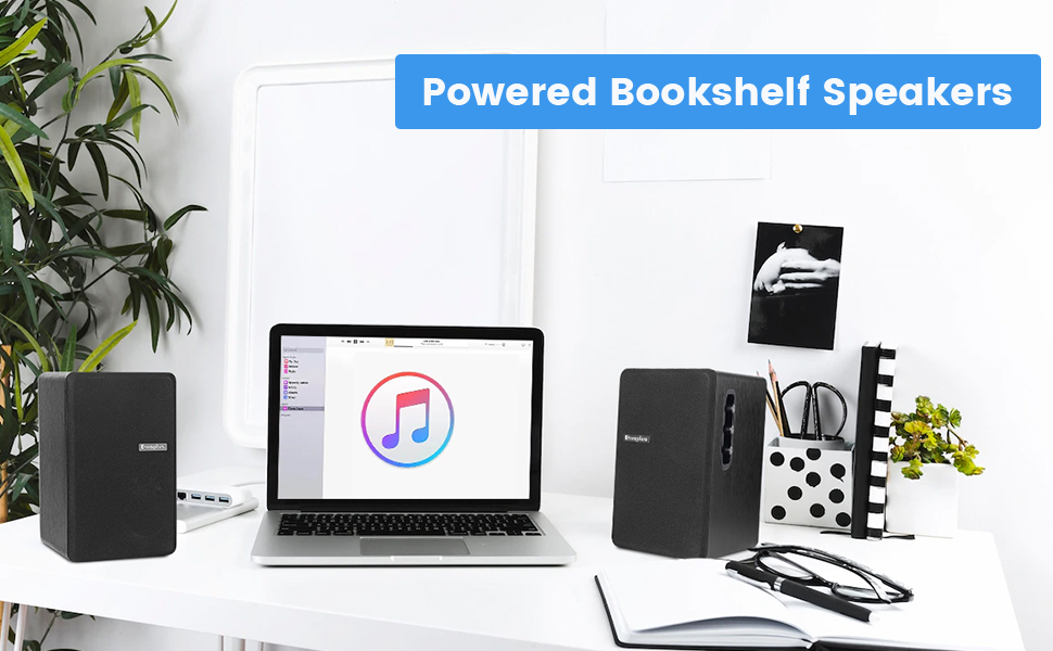 powered bookshelf speakers