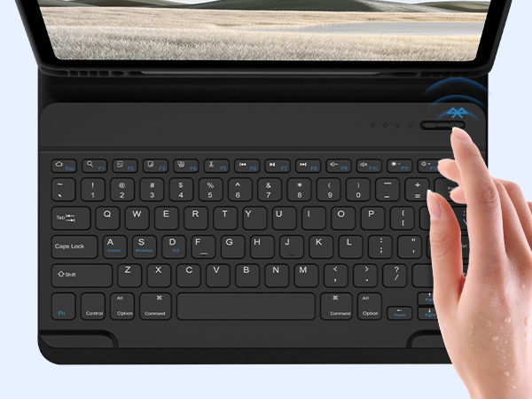iPad Pro 12.9 inch 2022 Case with Keyboard Black 4