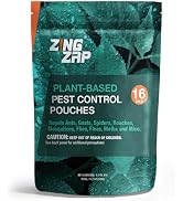 ZingZap Aromatic Sachets 16-Pack – Natural Insect Repellent with Peppermint, Cedar &amp; Lemongrass, ...