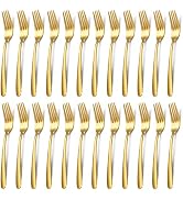 24 Pieces Dinner Forks Set (8 inch), Unokit Stainless Steel Dinner Forks Set of 24, Flatware Fork...