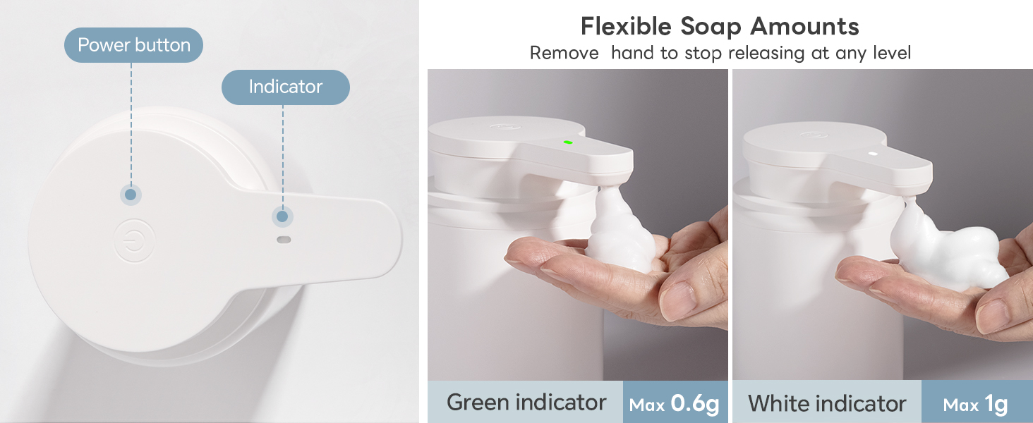 2 level foaming soap dispenser