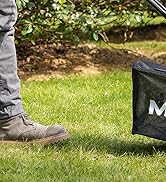 MZK 13-inch 12-Amp 2-in-1 Electric Dethatcher and Scarifier w/Removeable 8-Gallon Collection Bag,...