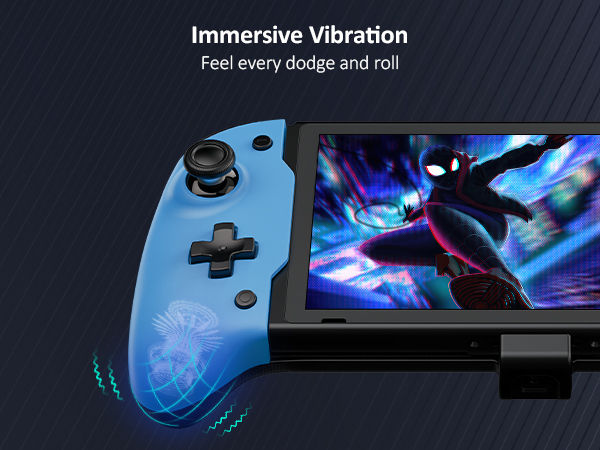 Built-In Dual Vibration Motors provide great vibration feedback and enhance your game immersion