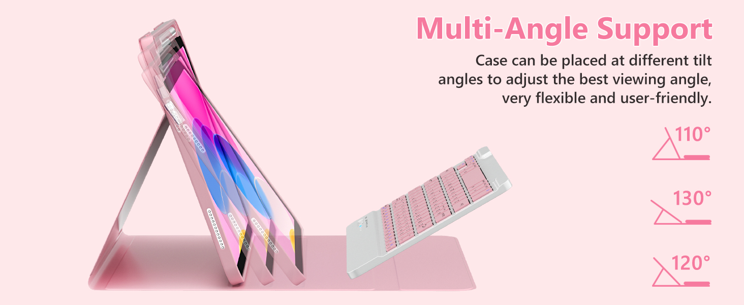 ipad a16 case with keyboard,ipad 10th generation case with keyboard,a16 ipad case with keyboard