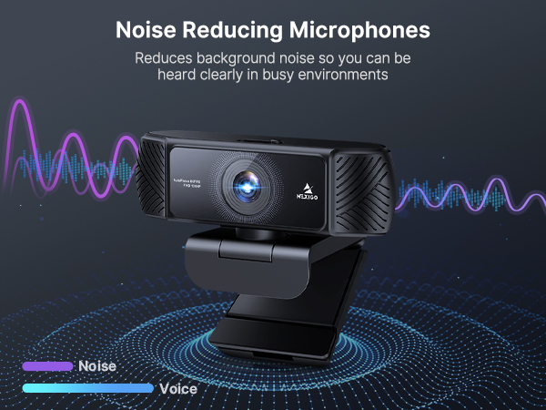 the noise reduction microphones reduces environmental noise