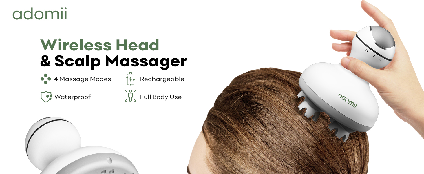 Wireless Head &amp; Scalp Massager