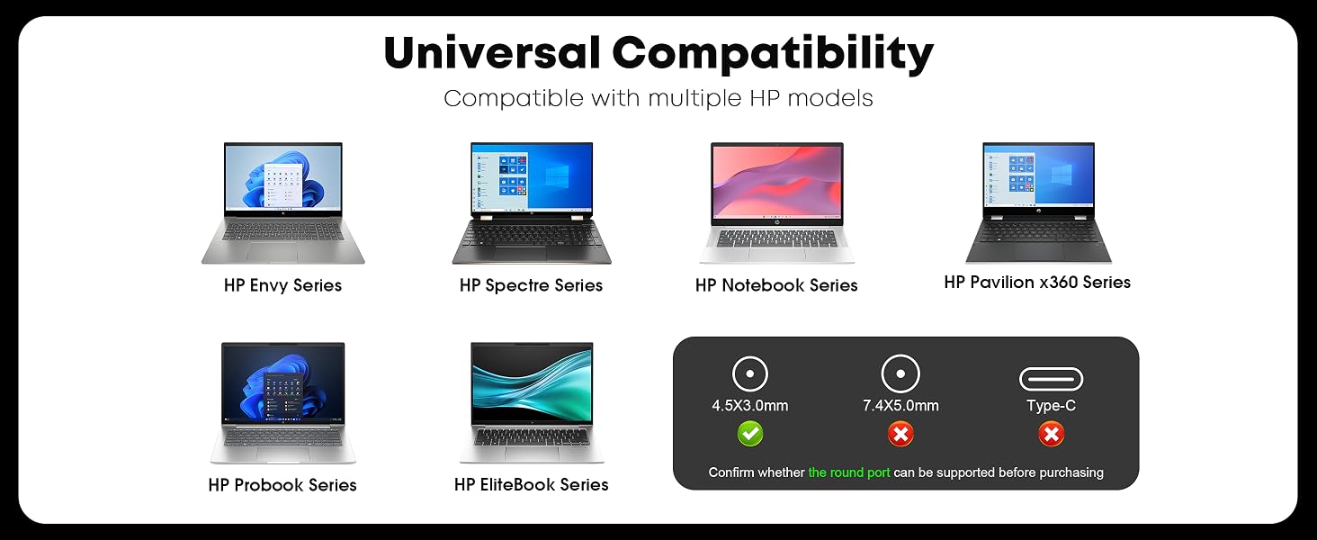 hp notebook laptop charger
