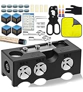 Eikovia 11-in-1 Billiards Pool Cue Tip Shaper, Pool Cue Tips Replacement Kit, Pool Cue Tips,Pool ...
